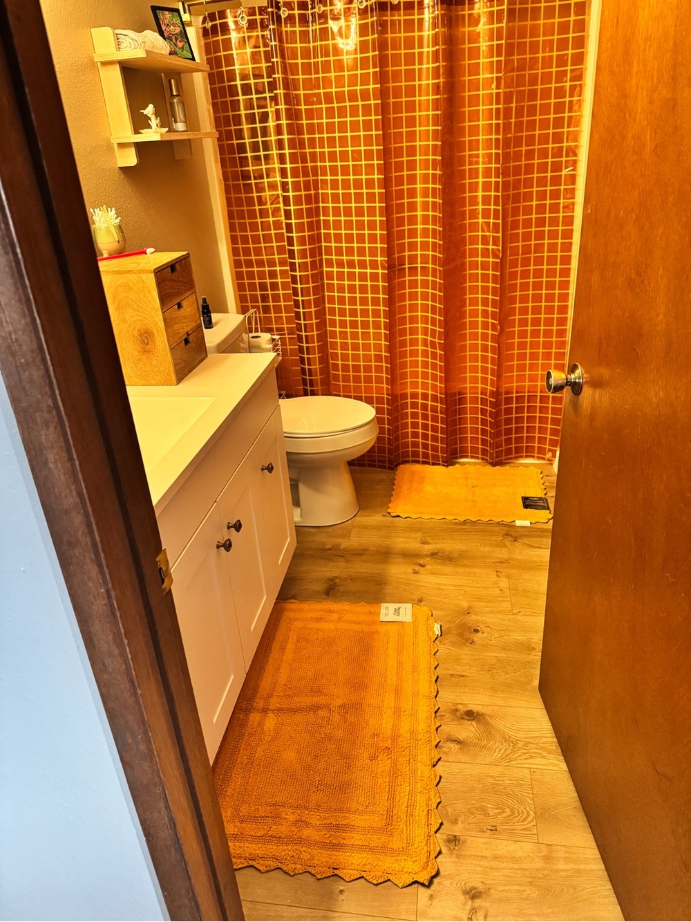 Yellow Bath Mat Set - comes with two pictured here